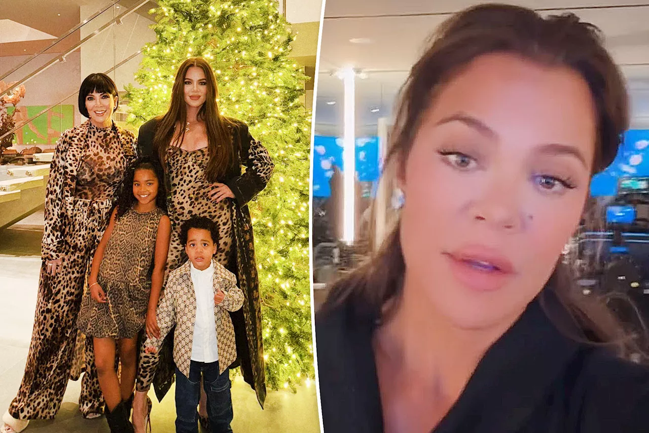 Khloé Kardashian reveals daughter True had 'scary' 105-degree fever during family Christmas Eve party