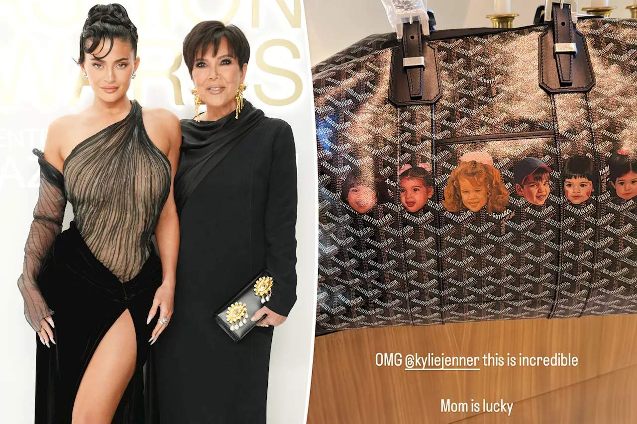 Kylie Jenner Gives Kris Jenner a Sentimental Goyard Handbag for Christmas