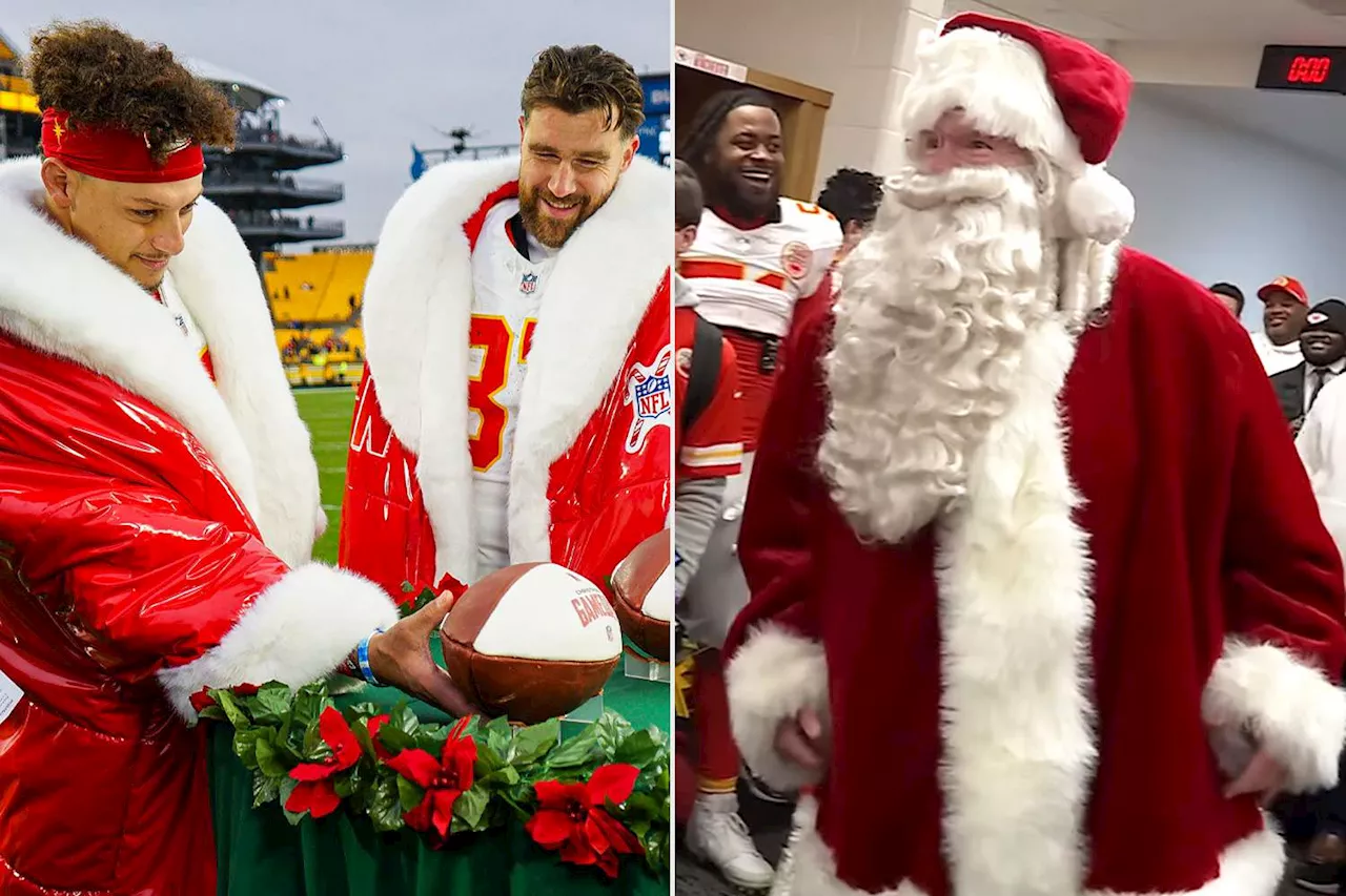 Andy Reid Dresses as Santa to Celebrate Chiefs' Christmas Day Win