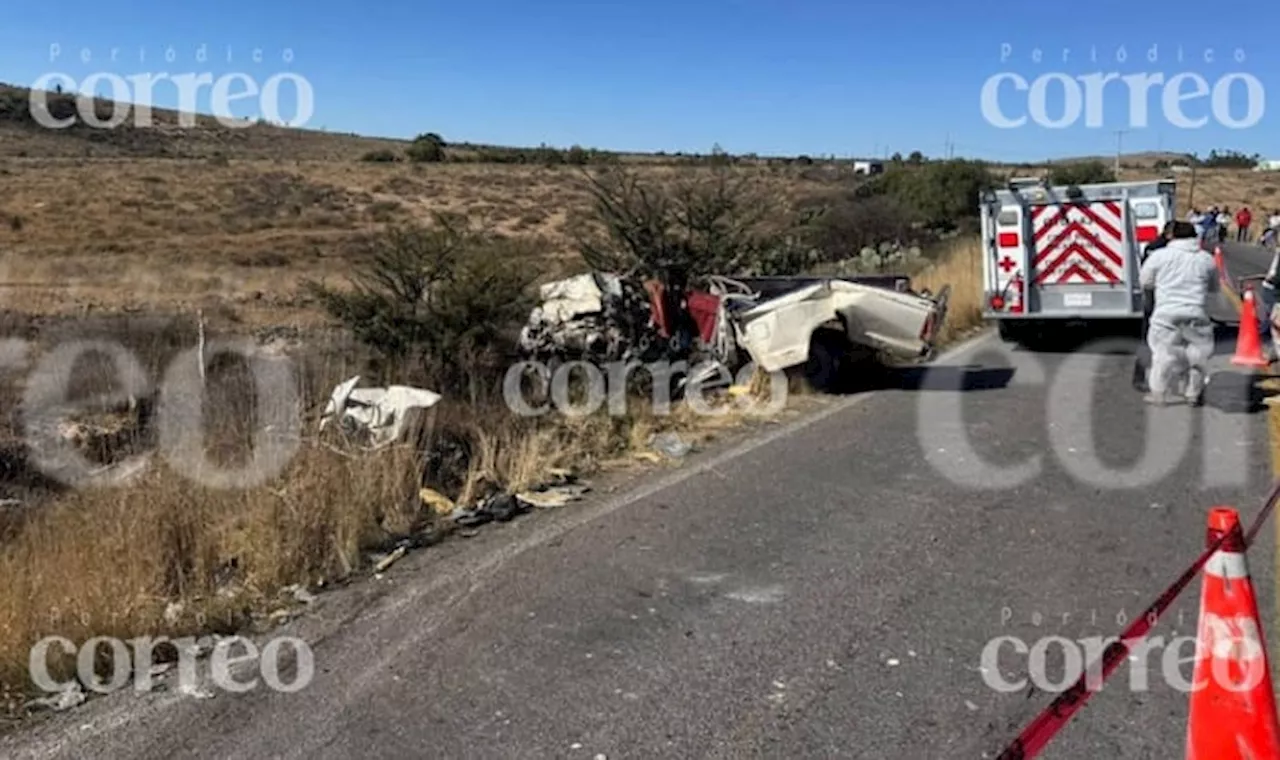 Choque en la carretera San Felipe-Ocampo deja dos personas sin vida