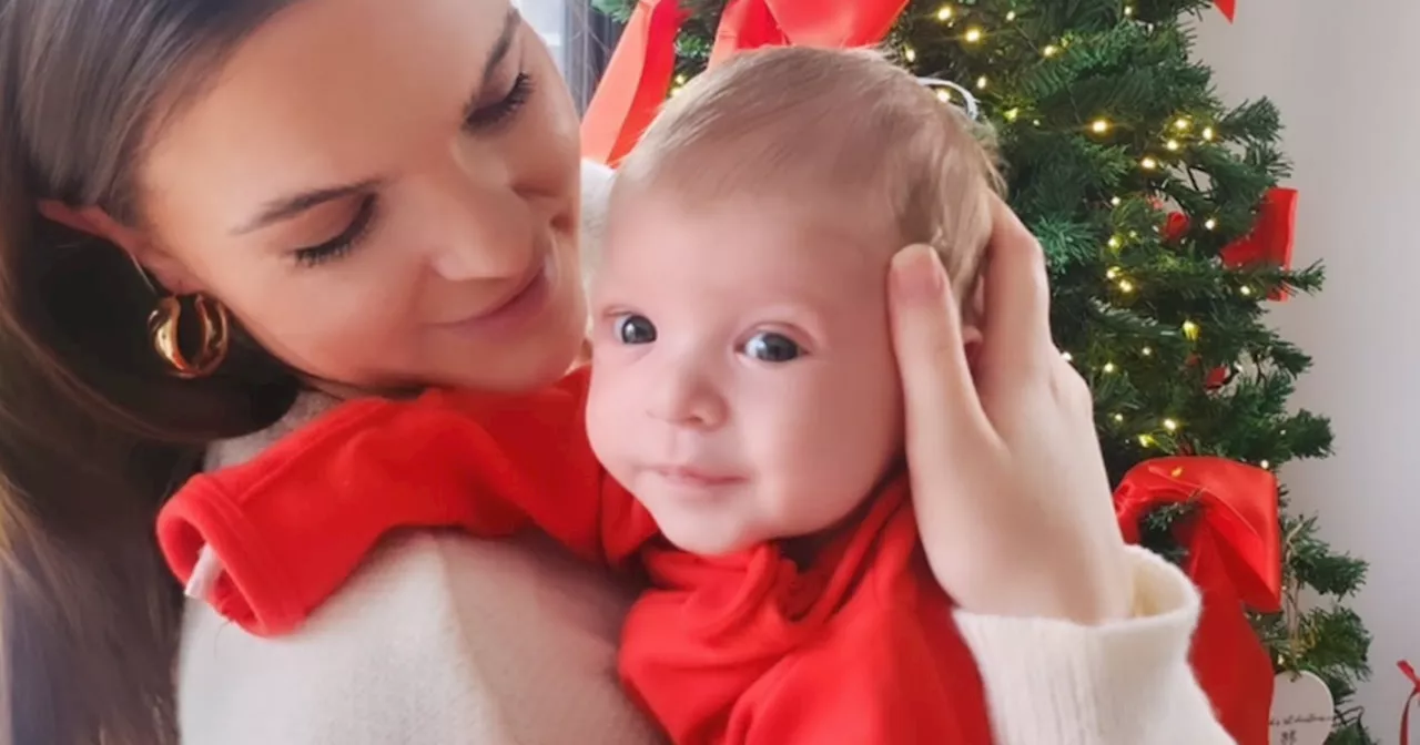 Dancing with the Stars Couple Kylee and Stephen Vincent Celebrate First Christmas with Baby Lando