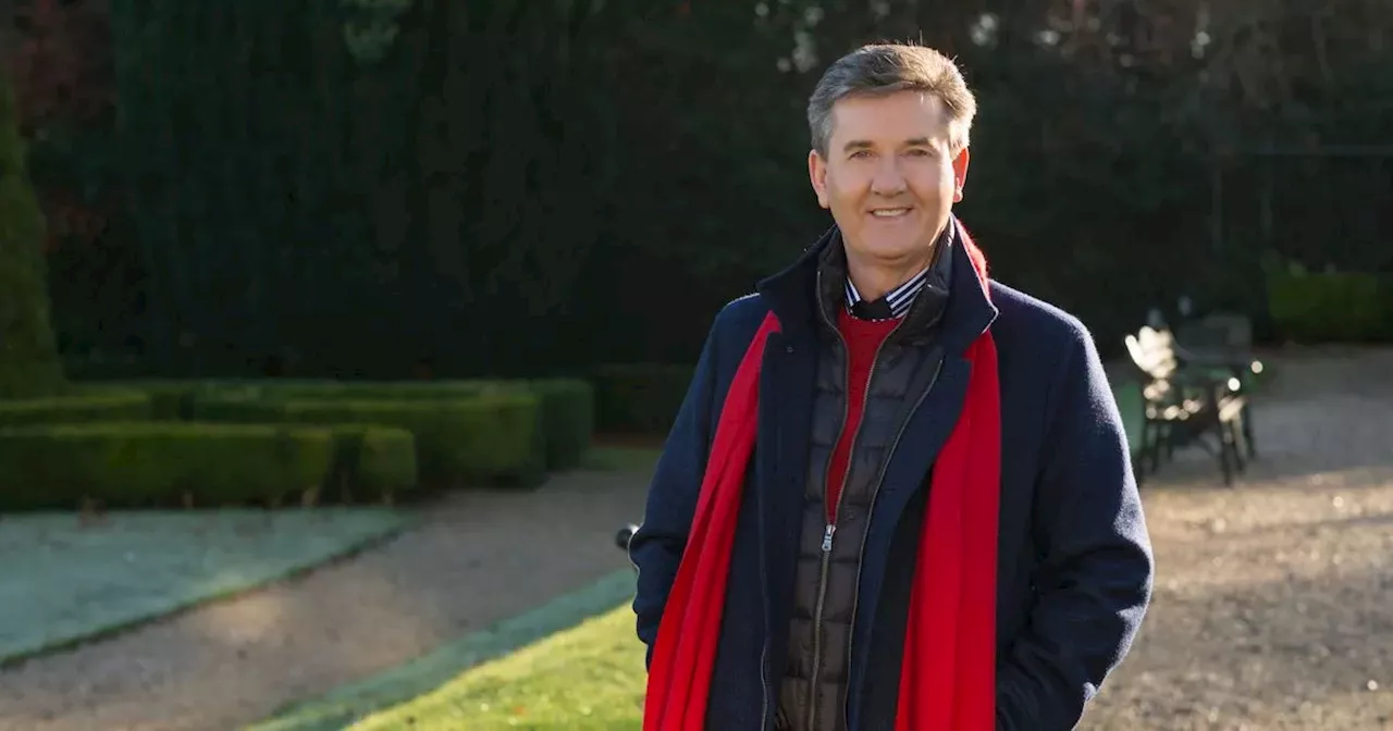 Daniel O'Donnell poses with wife Majella and three grandkids on Christmas Day