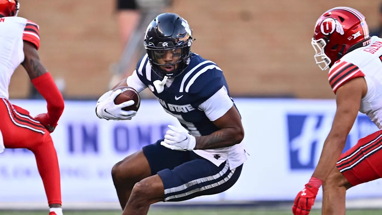 Utah State wide receiver Otto Tia transfers to Utah