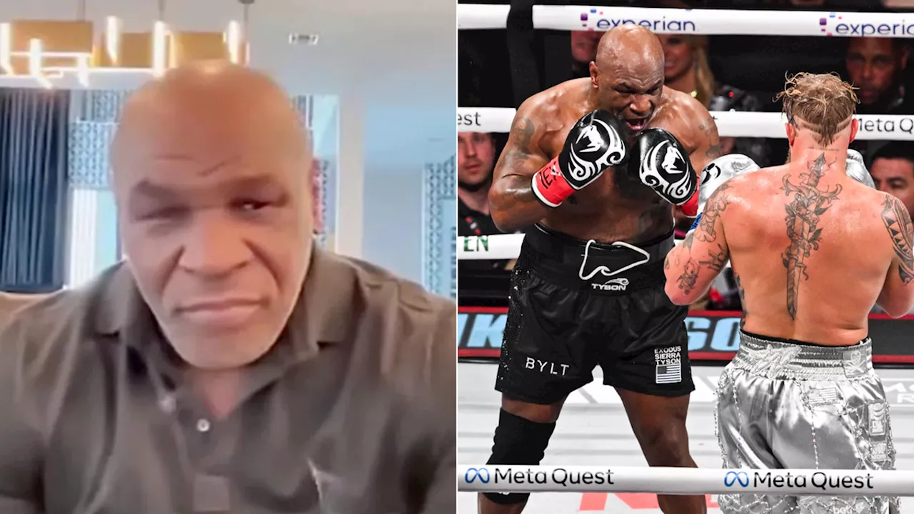 Mike Tyson makes heartbreaking admission after Jake Paul fight and it will concern his fans