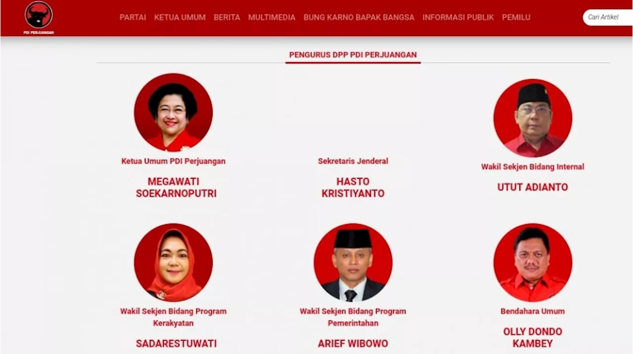 Jadi Tersangka KPK, Terungkap Ini Alasan Tak Ada Foto Hasto Dalam Website Resmi PDIP