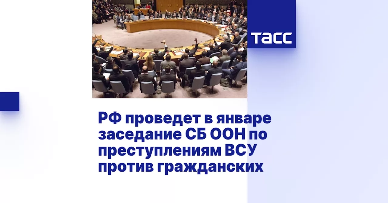 Россия созовет неформальную встречу СБ ООН по 'формуле Аррии' для обсуждения преступлений ВСУ