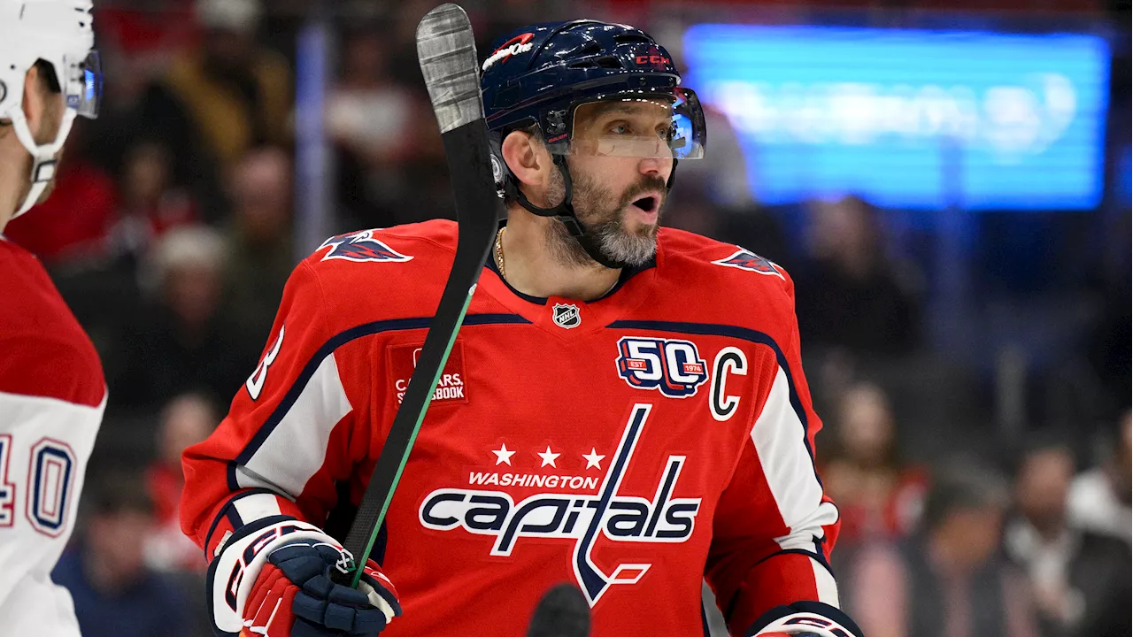 Capitals' Ovechkin 'trending in right direction,' could return to lineup vs. Maple Leafs on Saturday