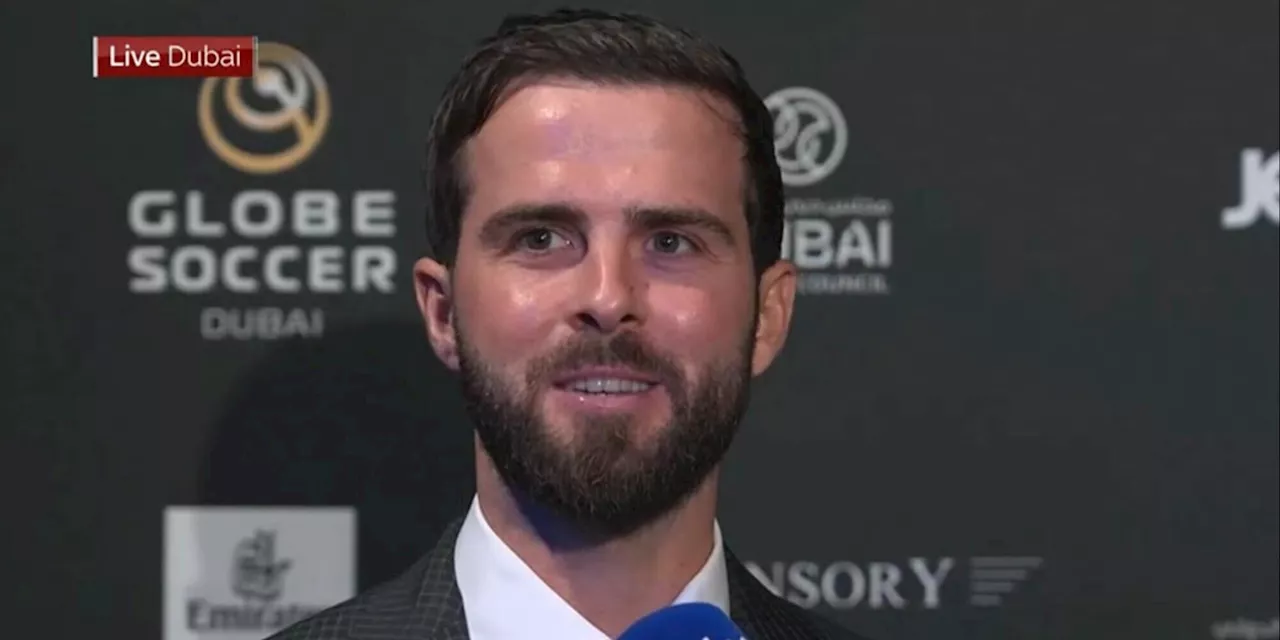 Pjanic ai Globe Soccer Awards: 'La Roma deve fare meglio, la Juve ha bisogno di tempo'