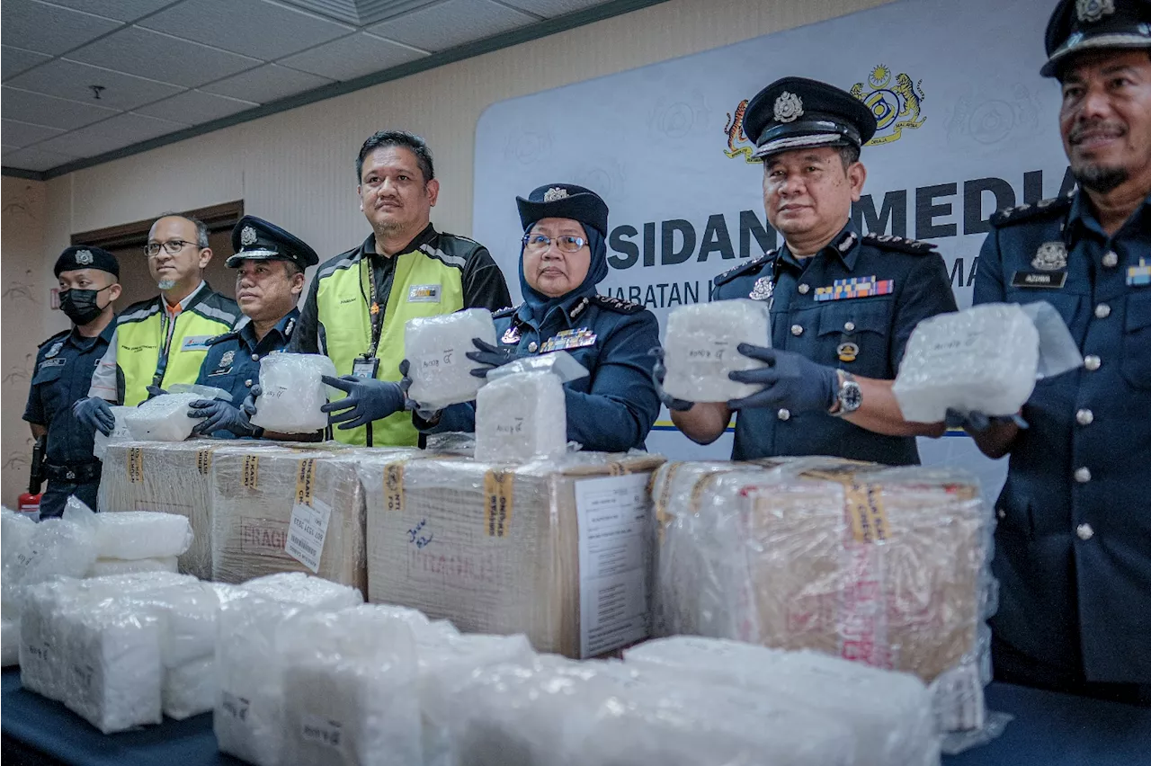 Malaysia Customs Seizes RM2.6 Million Worth of Methamphetamine