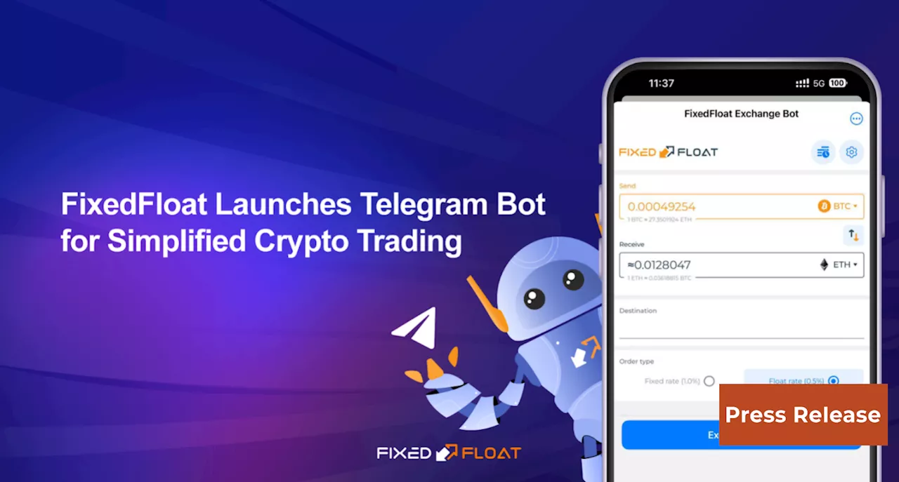 FixedFloat Launches FixedFloatBot on Telegram to Simplify Crypto Trading