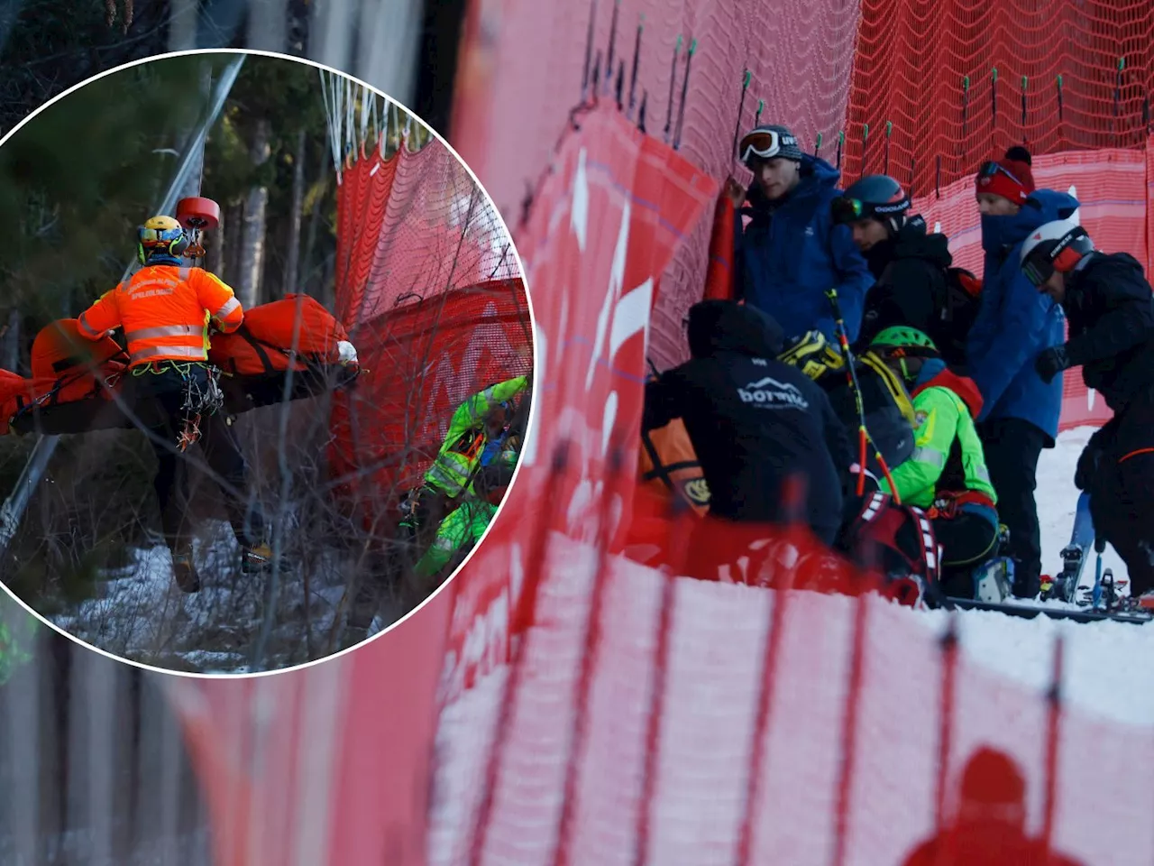 Schwerer Sturz von Sarrazin überschattet Abschlusstraining in Bormio