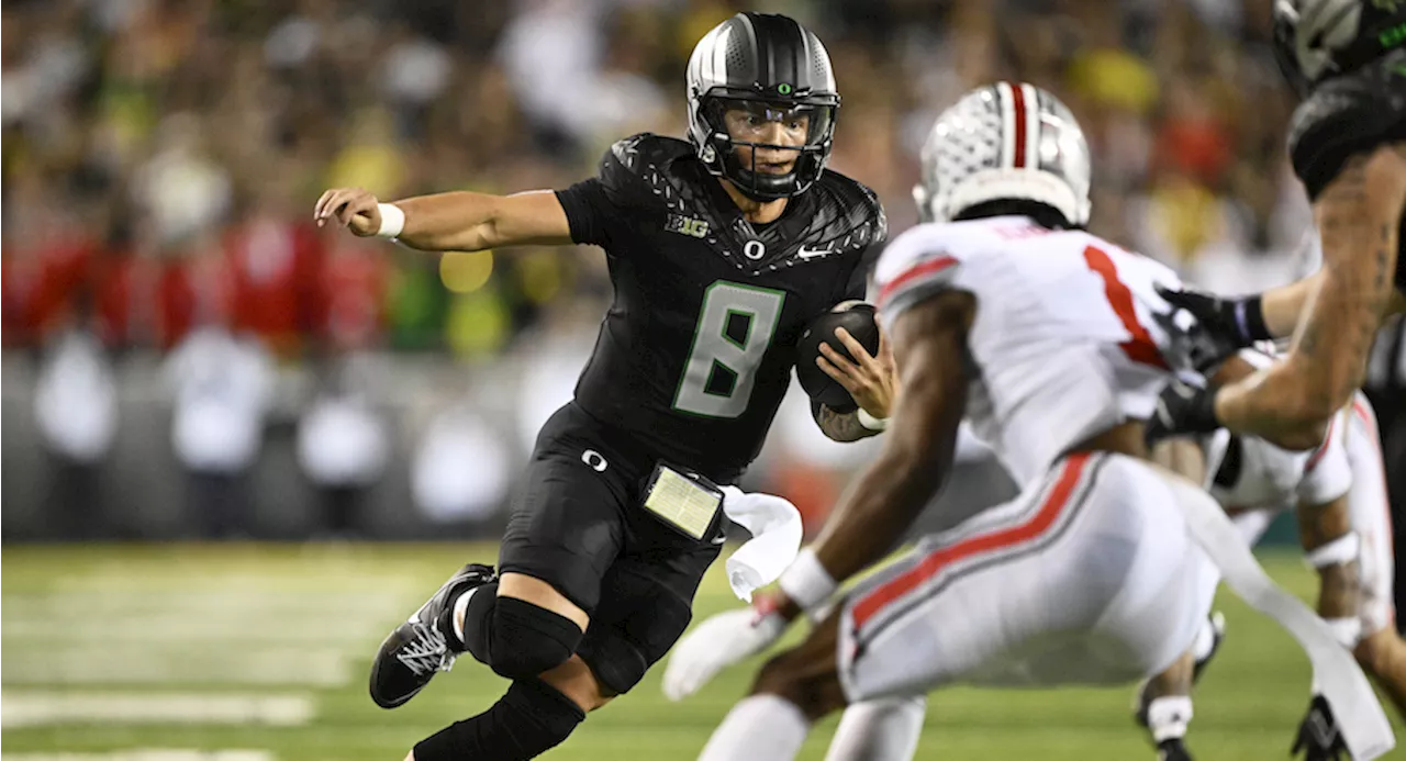 Rush Lane Discipline Key for Ohio State in Second Bout With Elusive Oregon Quarterback Dillon Gabriel