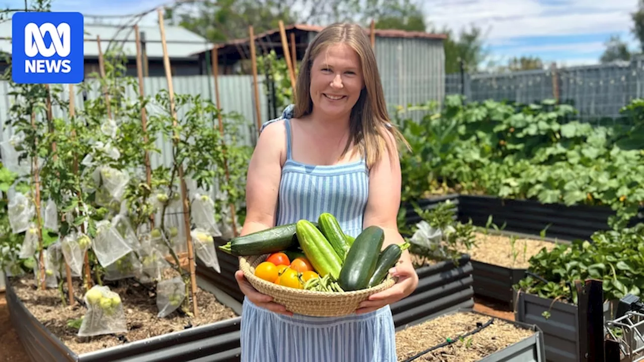 Veggie gardens an oasis from chaos of life for two outback mums