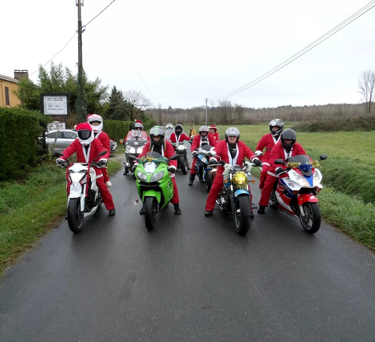 Pères Noël Motards pour les Familles Démunies du Lot-et-Garonne