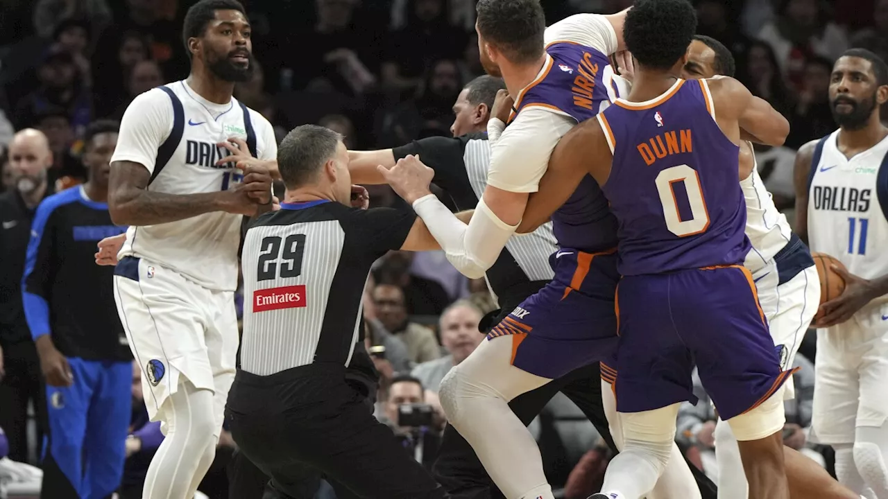 NBA Stars Ejected After On-Court Brawl