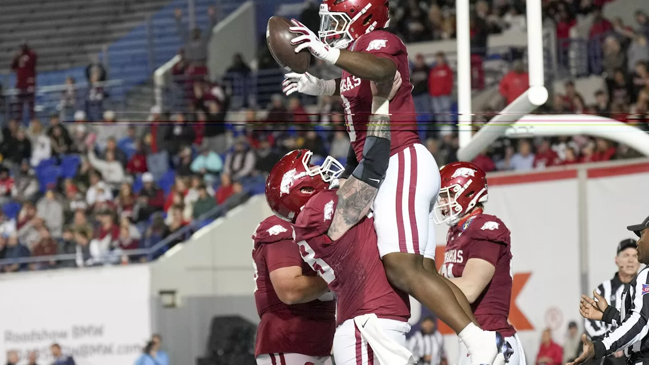 Taylen Green leads Arkansas to 39-26 victory over Texas Tech in the Liberty Bowl