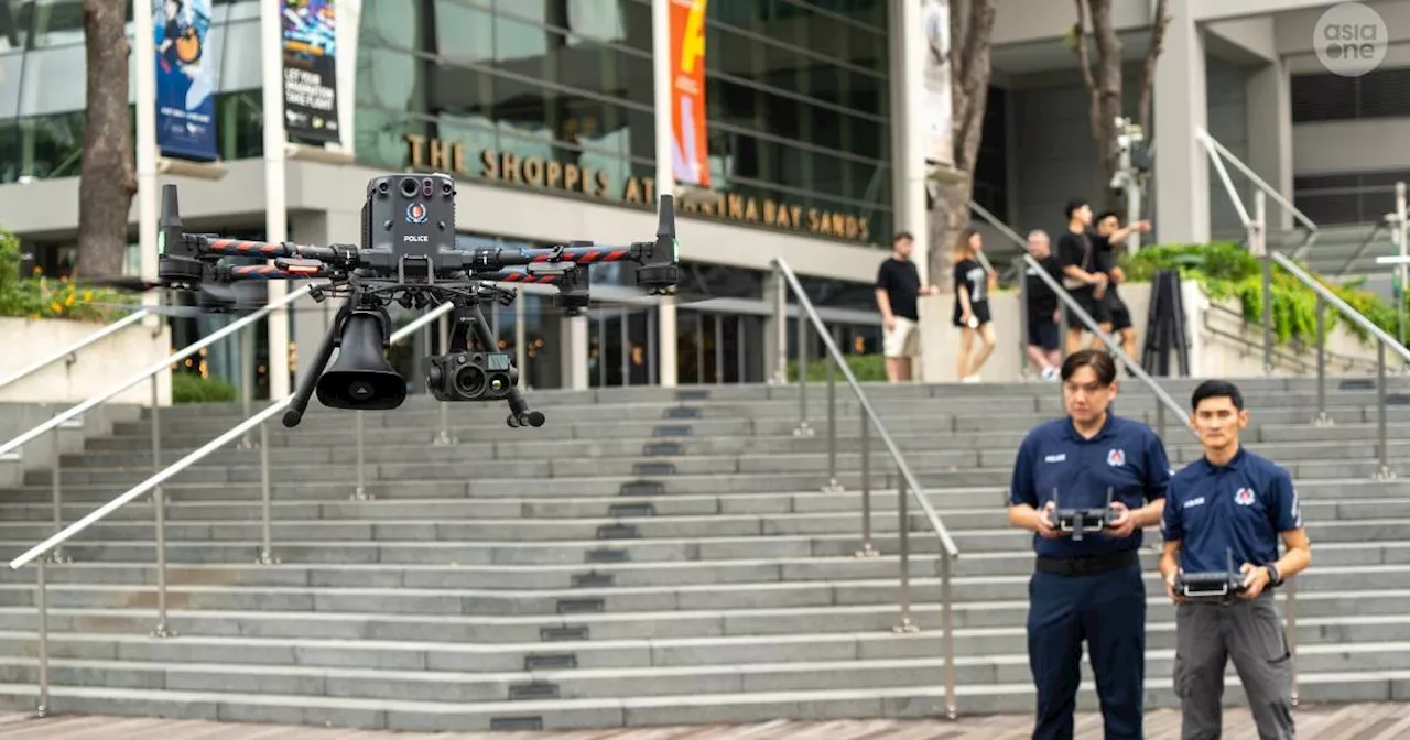 Drones to Ensure Safety at Marina Bay Singapore Countdown 2025