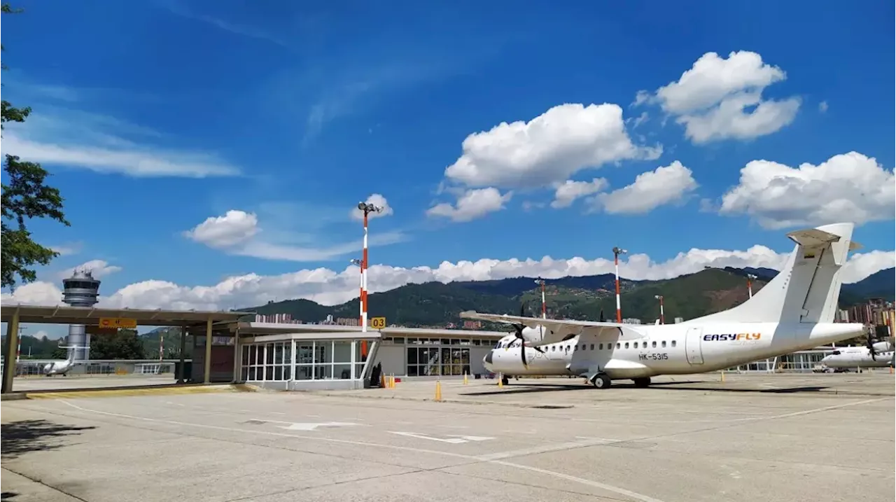 Aeropuerto Olaya Herrera cerrado por salida de avión de la pista