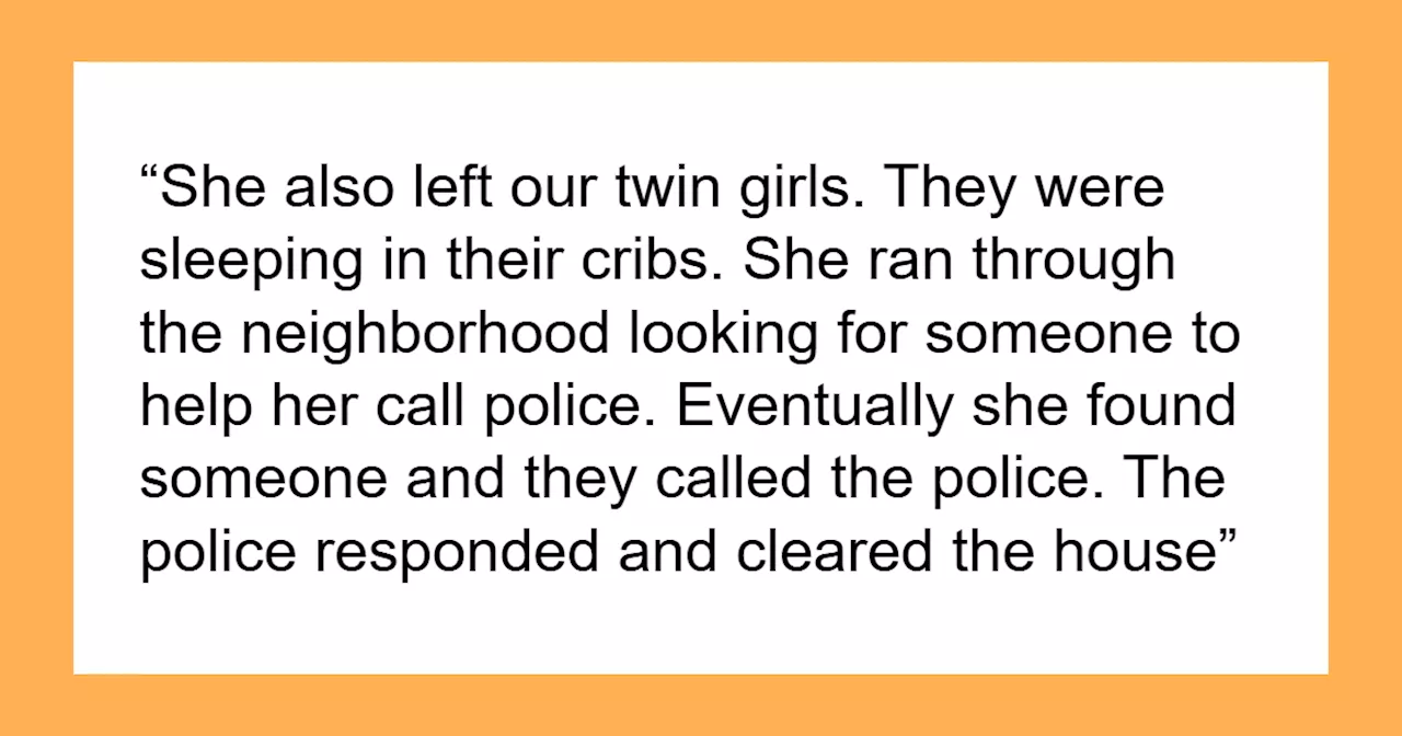 Wife Flees 'Home Invasion' Leaving Twins Behind, It Was Just a Misunderstanding