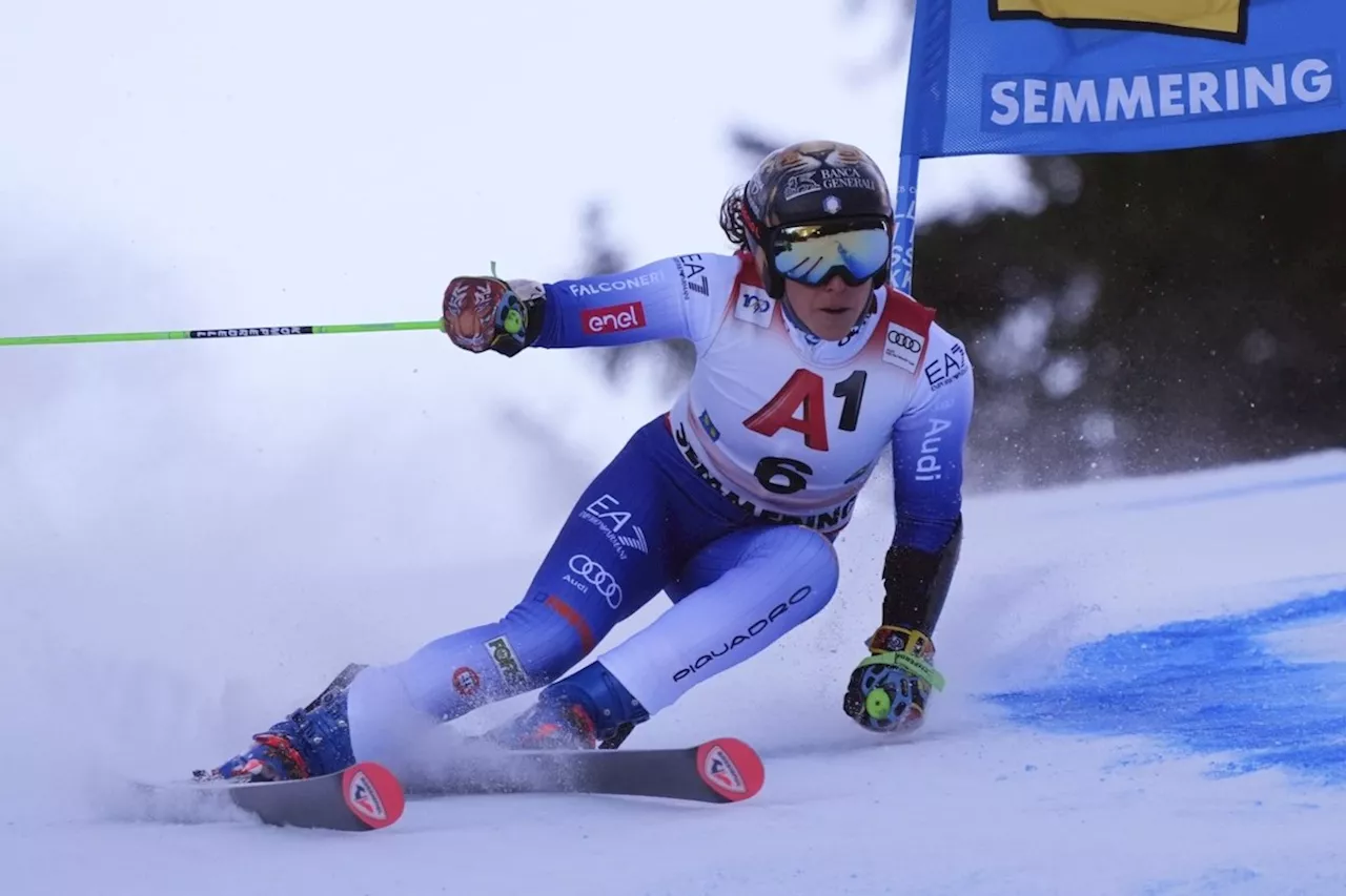 Brignone Wins Semmering Giant Slalom, First Italian Victory in 22 Years