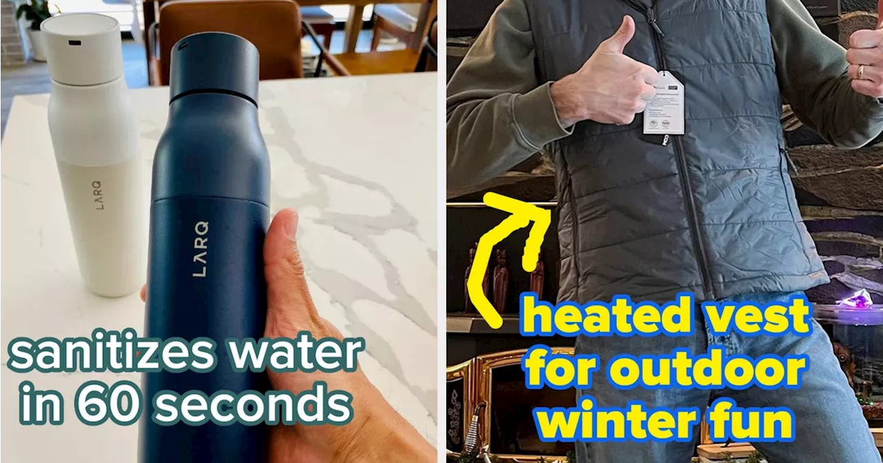 Innovative Products: Self-Cleaning Water Bottle, Portable Water Purifier, and Budget-Friendly Earbuds