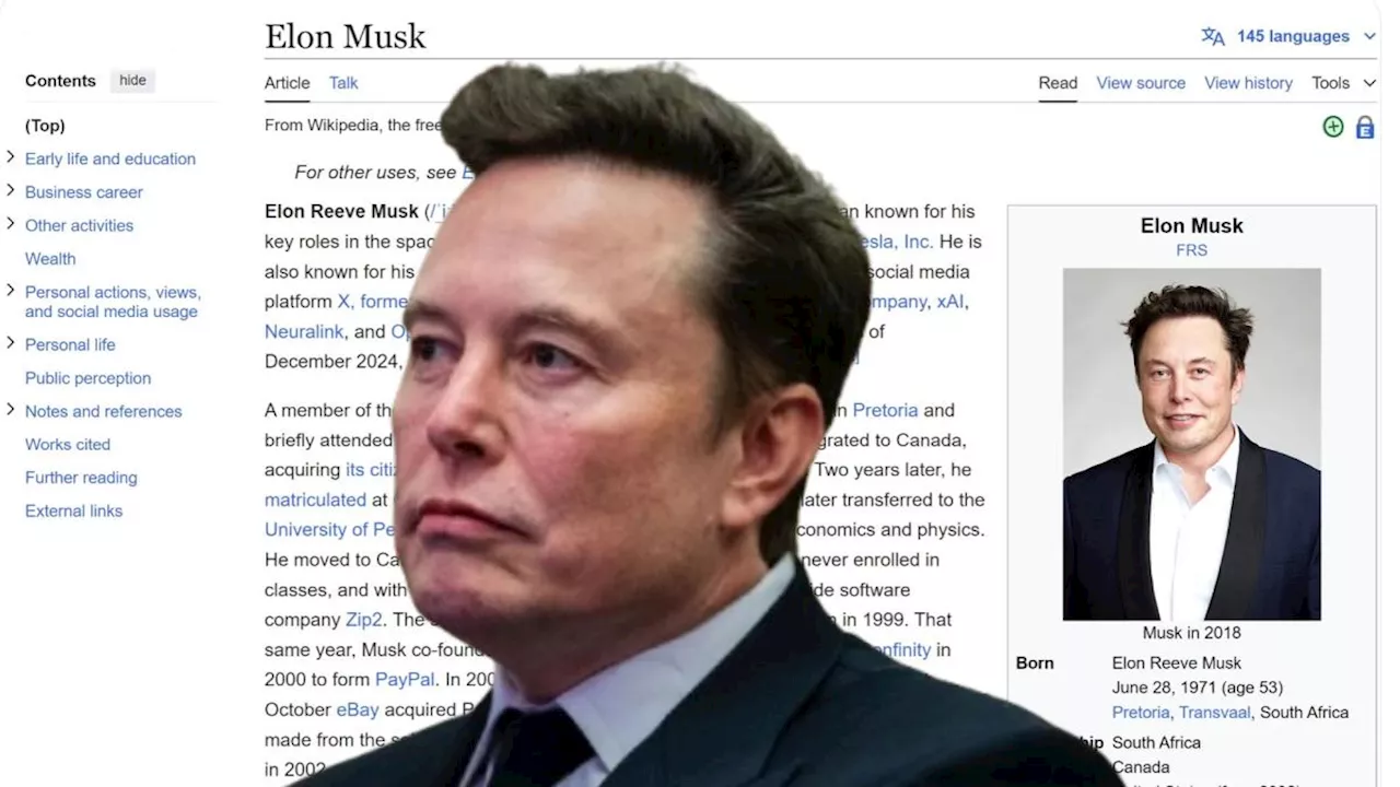 Elon Musk Incita a Non Donare a Wikipedia