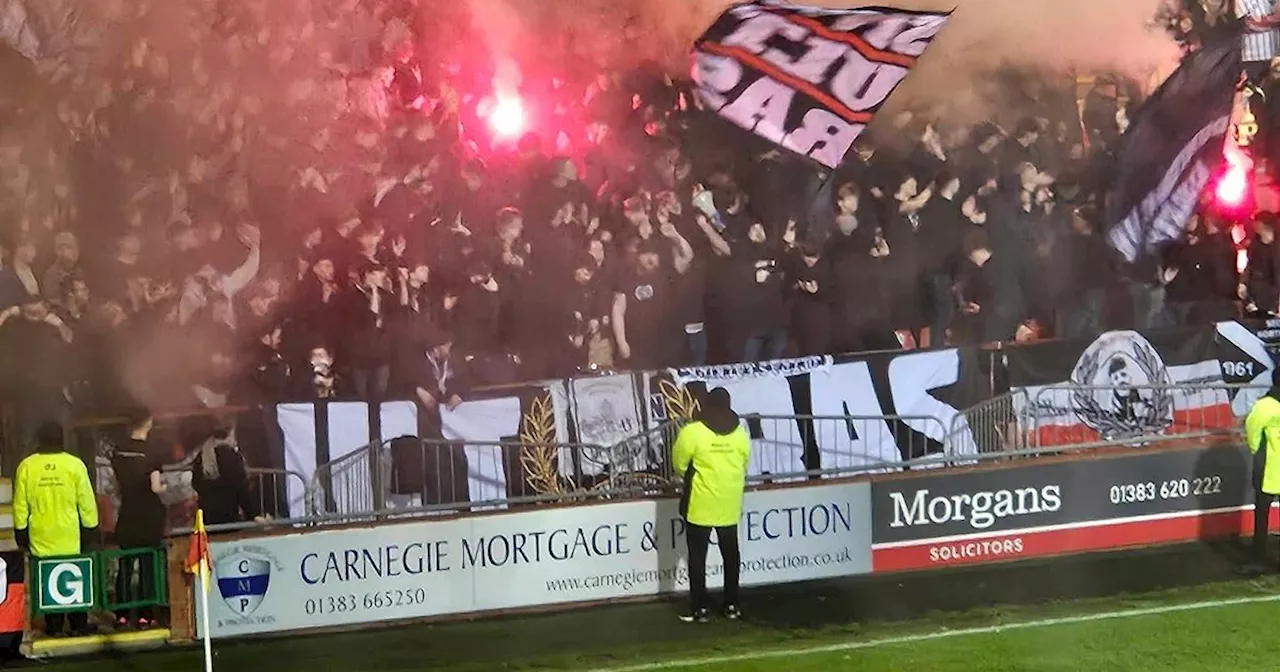 Five arrested after 'violence and disorder' at Dunfermline v Falkirk clash