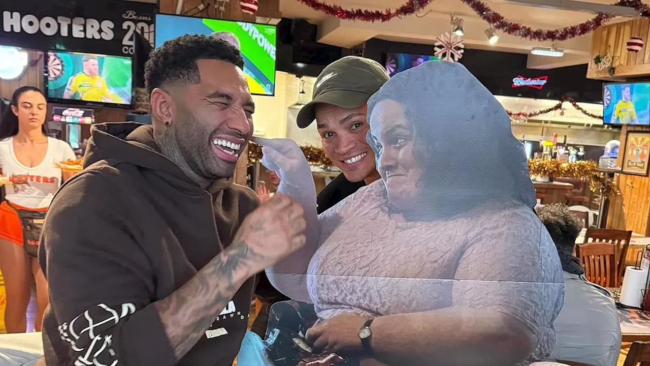 Jermaine Jenas and Jermaine Pennant Party at Hooters After Fantasy Drinks League