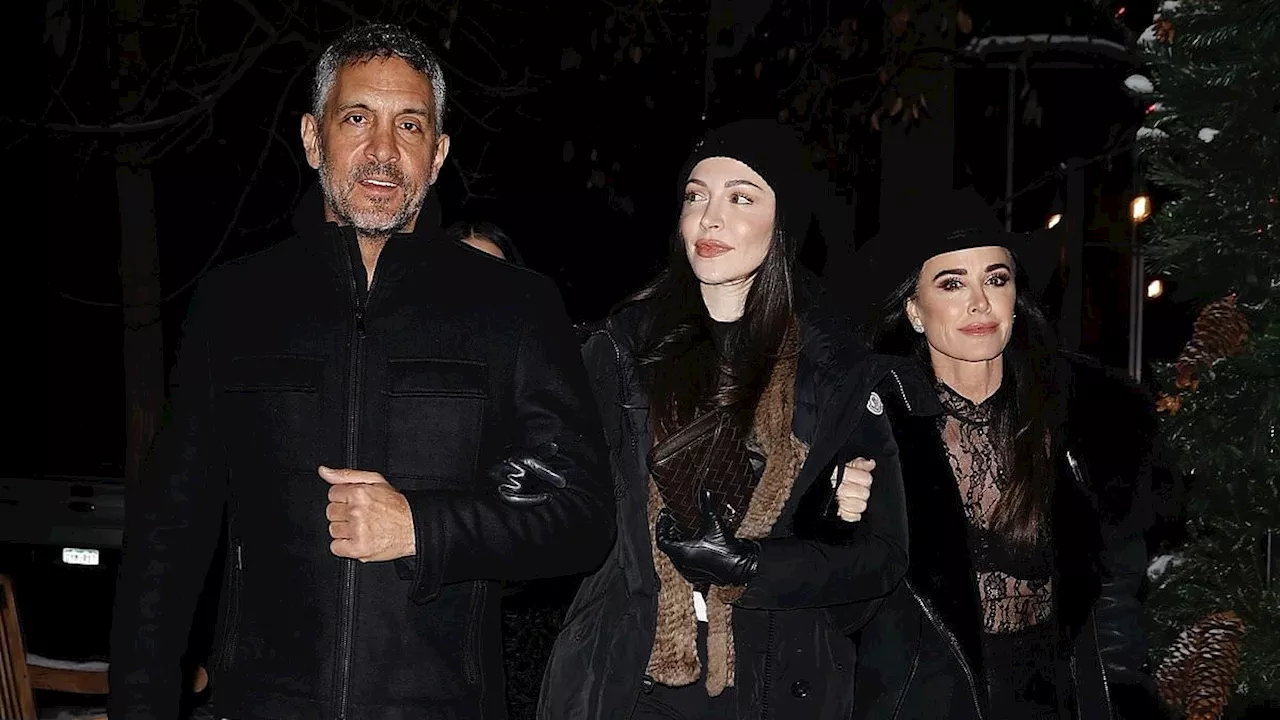 Kyle Richards Steps Out With Ex Mauricio Umansky and Daughter Farrah in Aspen