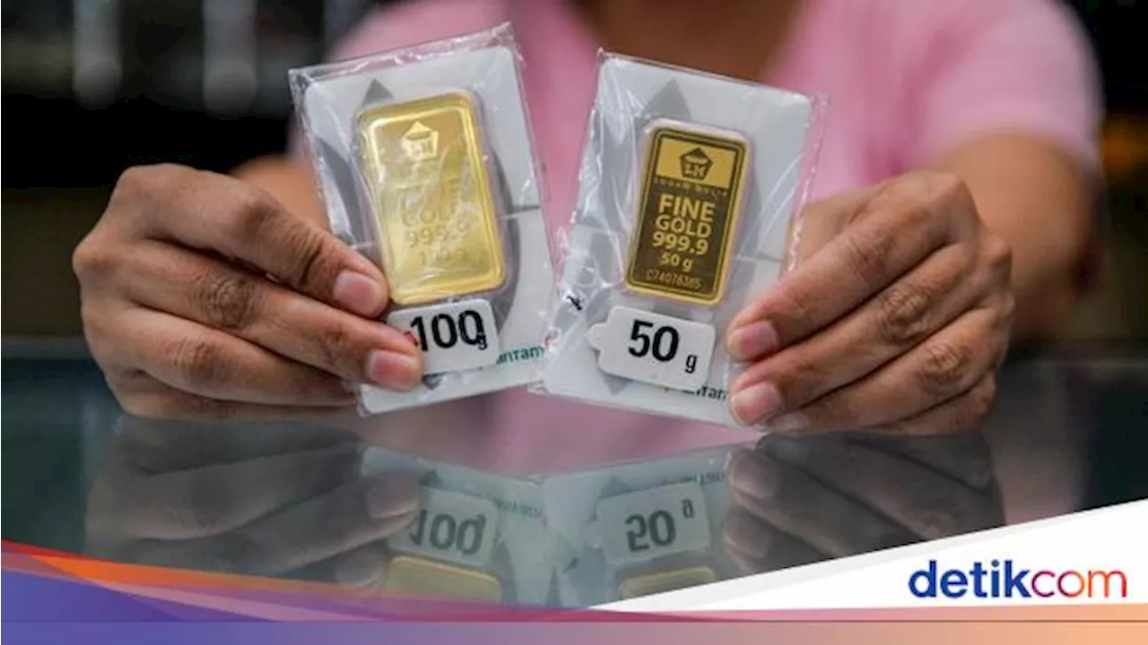 Harga Emas Antam 24 Karat Turun Lagi