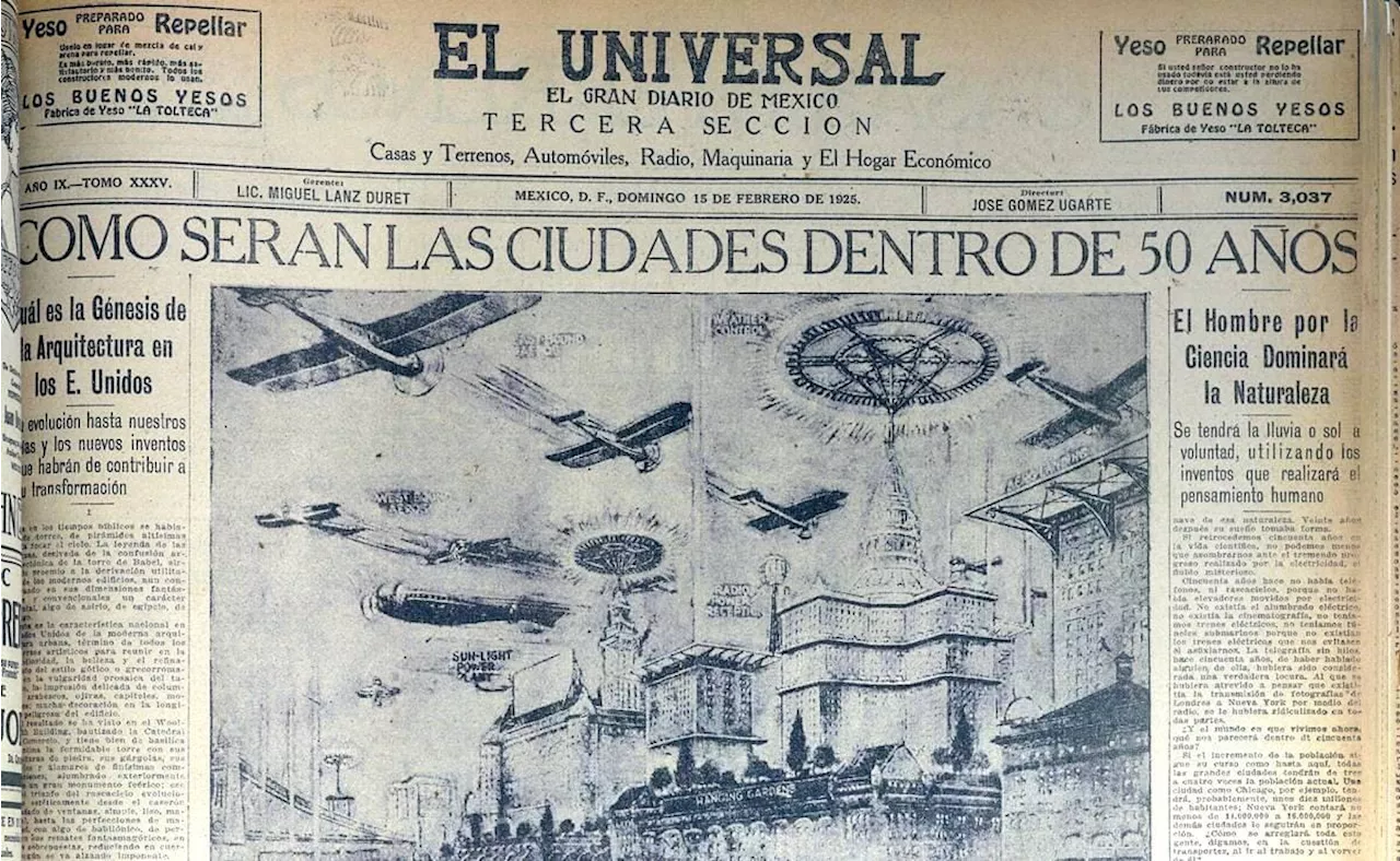 Predicciones futuristas de las ciudades de 1925