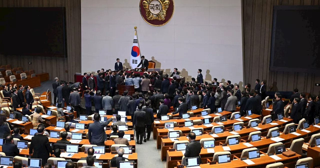 South Korean Lawmakers Impeach Acting President