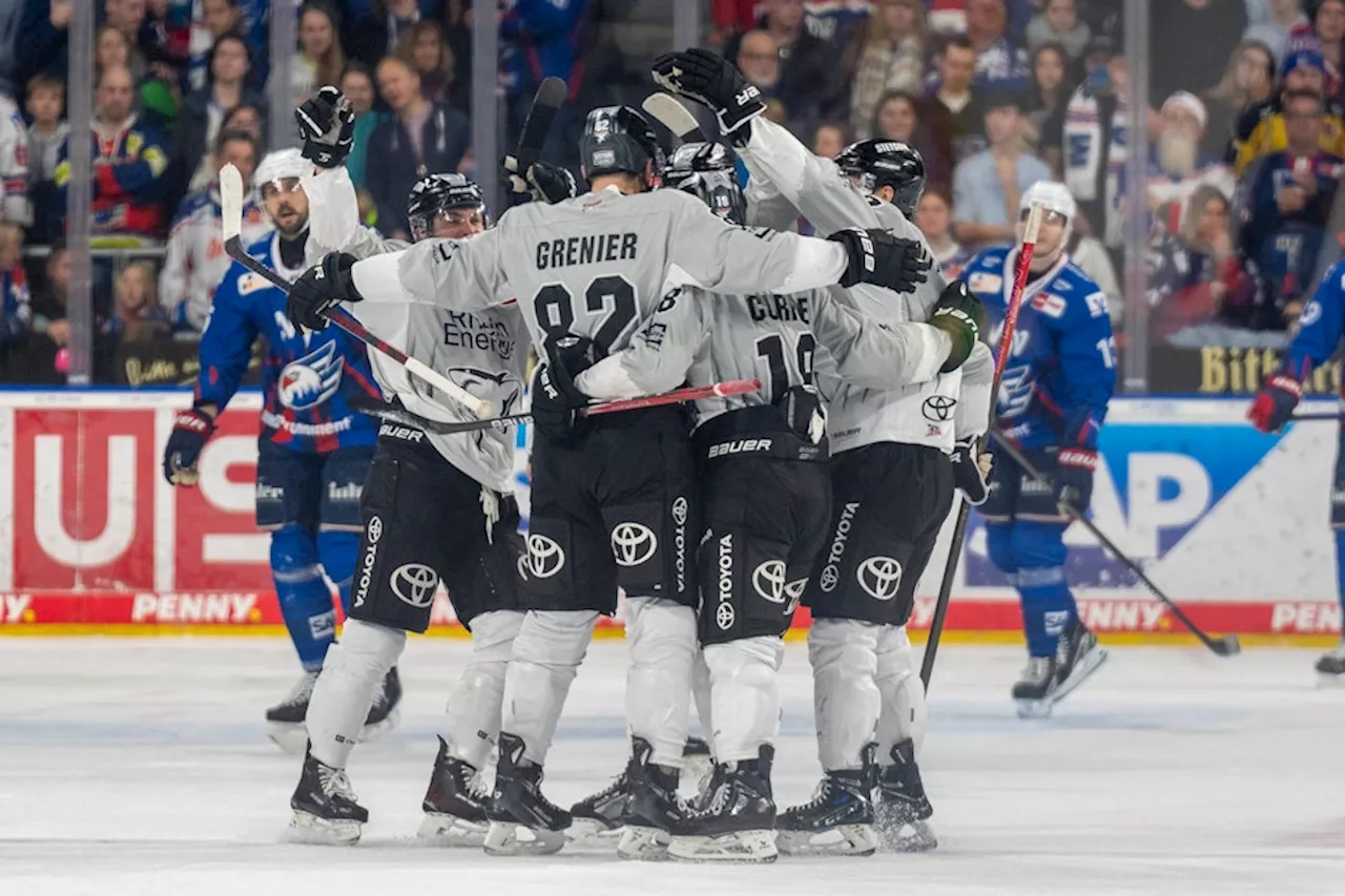 Kölner Haie besiegen Adler Mannheim