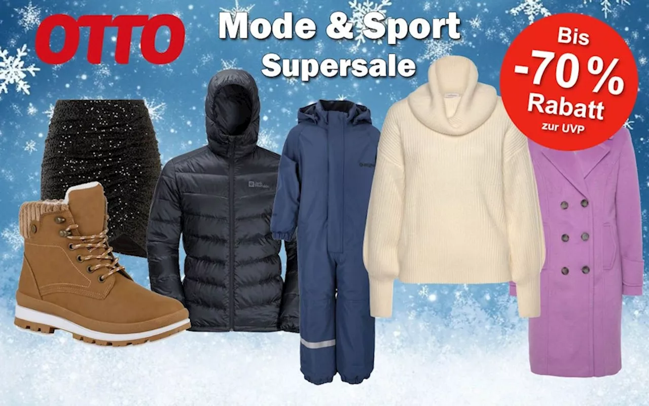 OTTO Supersale: Bis zu 70% Rabatt auf Mode und Sportbekleidung