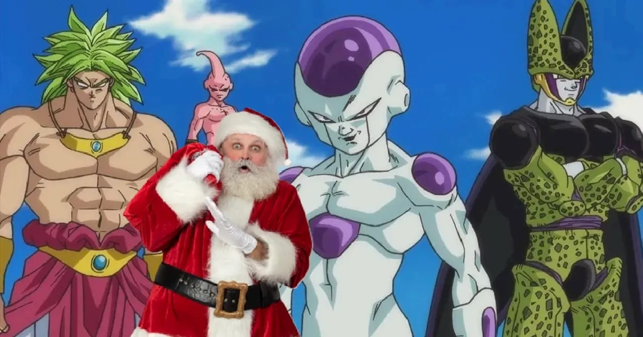 Tiernos y aterradores: Así se verían los villanos de Dragon Ball si celebraran la Navidad