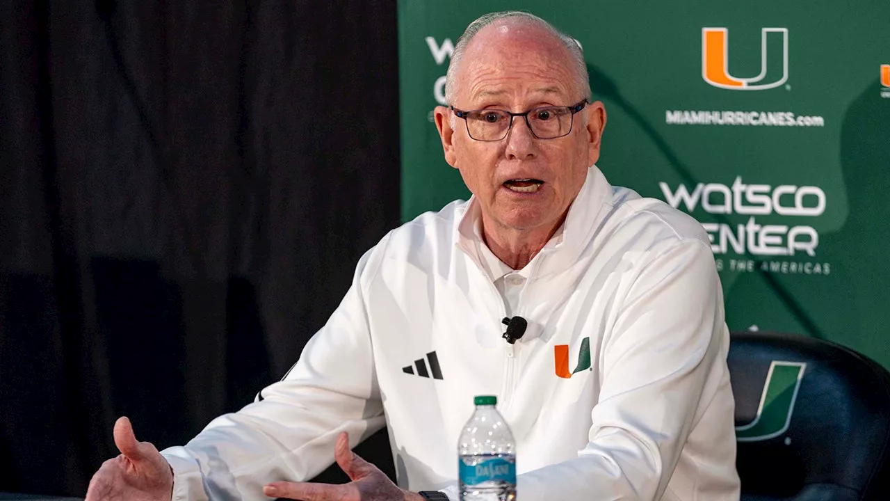 Miami Coach Jim Larrañaga Retires, Citing Exhaustion From NIL and Transfer Portal