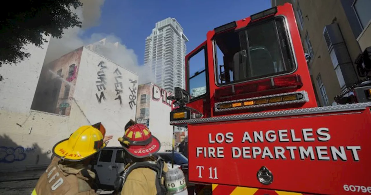 Former 'Morrison Hotel' in Los Angeles Sustains Major Fire Damage