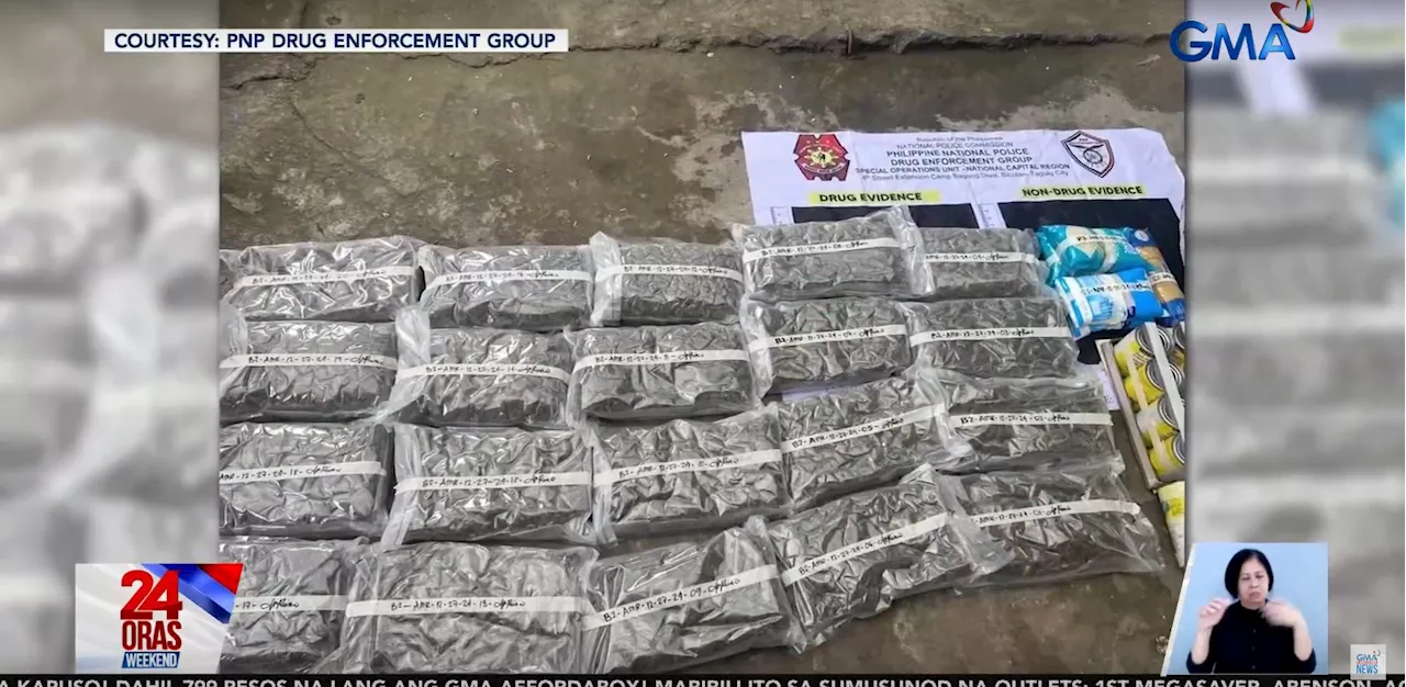 P30 million in marijuana seized from 2 balikbayan boxes