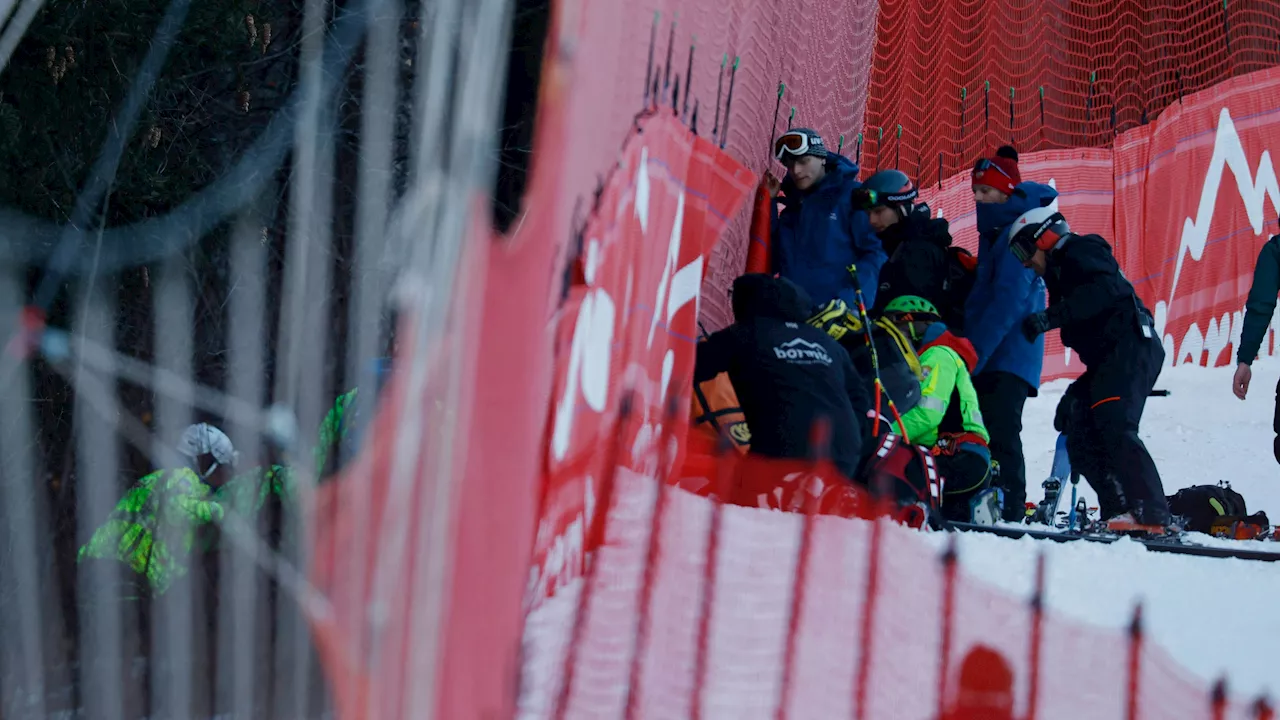 Skirennfahrer Sarrazin nach Sturz im Koma