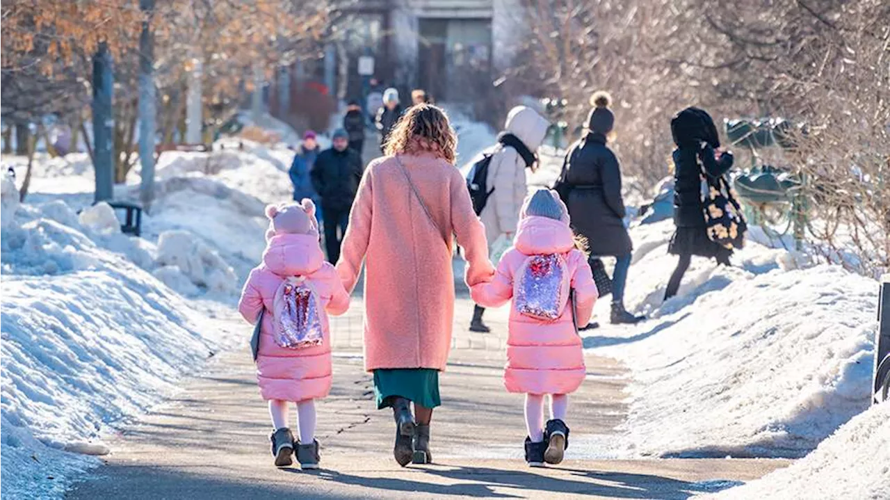 Теплый январь на Урале и в Сибири