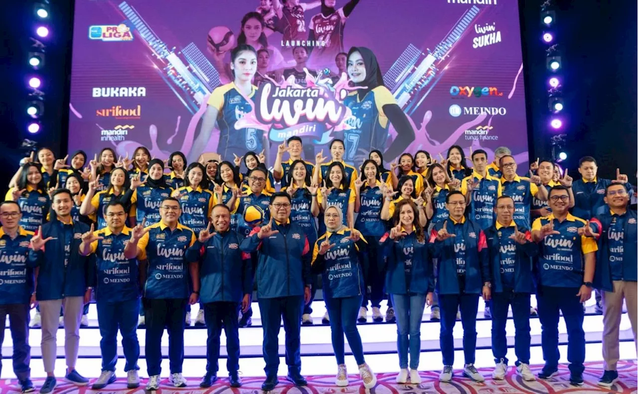 Bank Mandiri Bentuk Tim Voli Putri Profesional Jakarta Livin' Mandiri untuk Proliga 2025