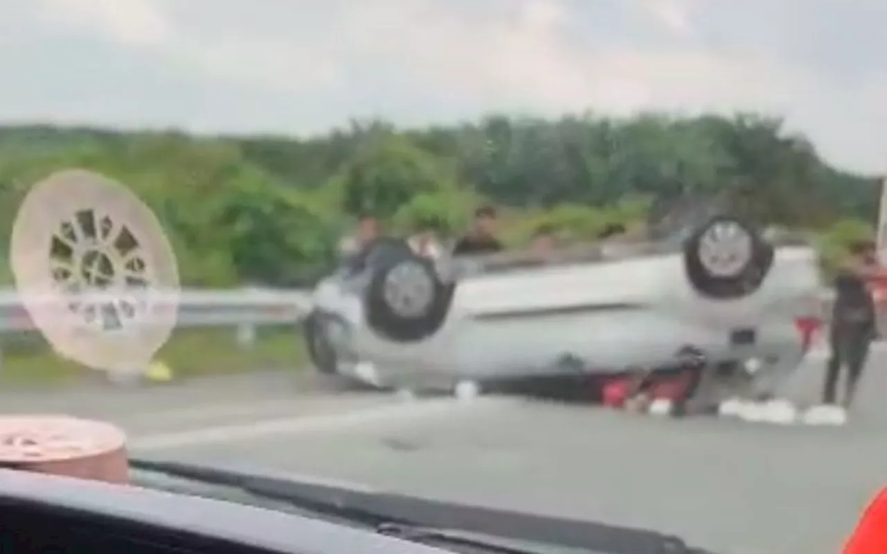 Kecelakaan Tunggal di Tol Pekanbaru-Dumai