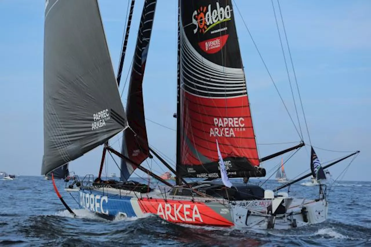 Richomme creuse l'écart sur Dalin au Vendée Globe