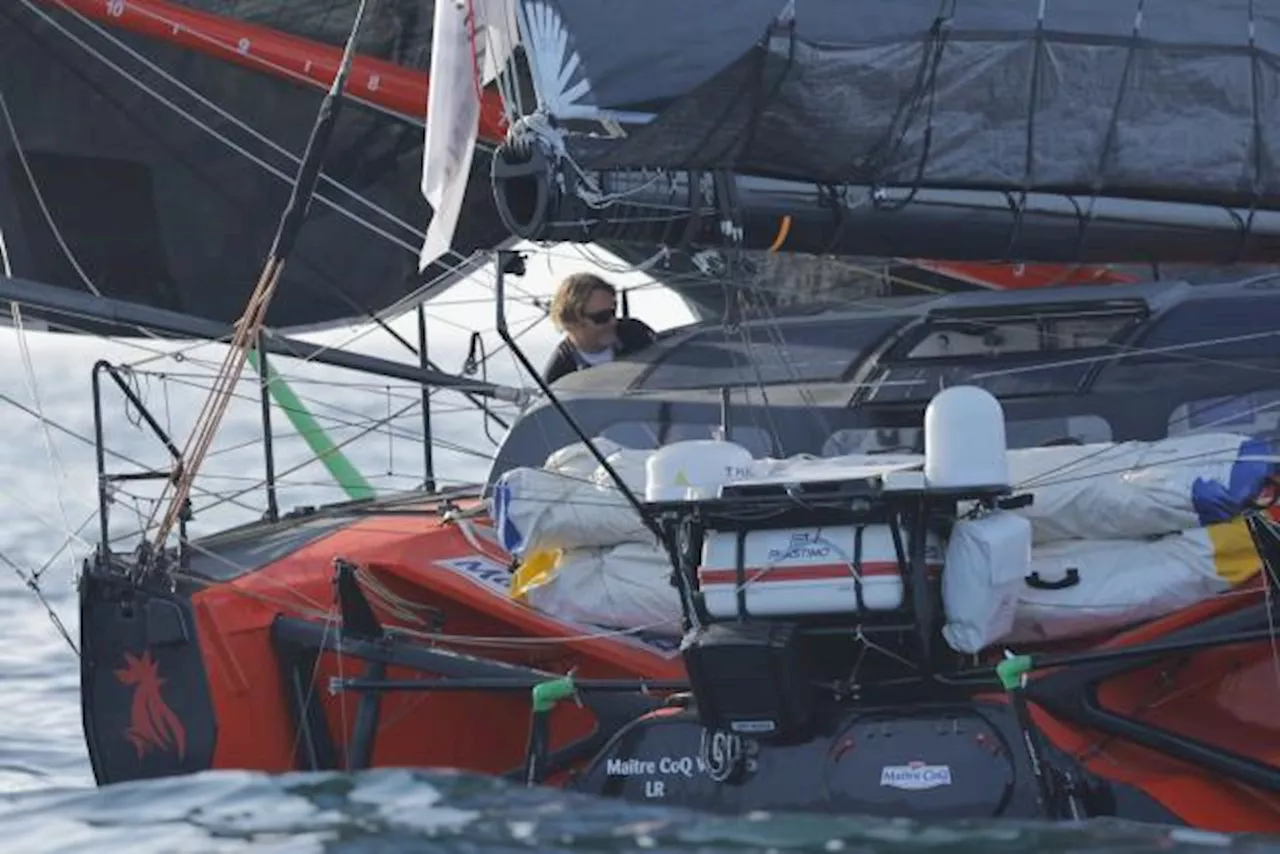 Yannick Bestaven victime d'une avarie de système de barre sur le Vendée Globe