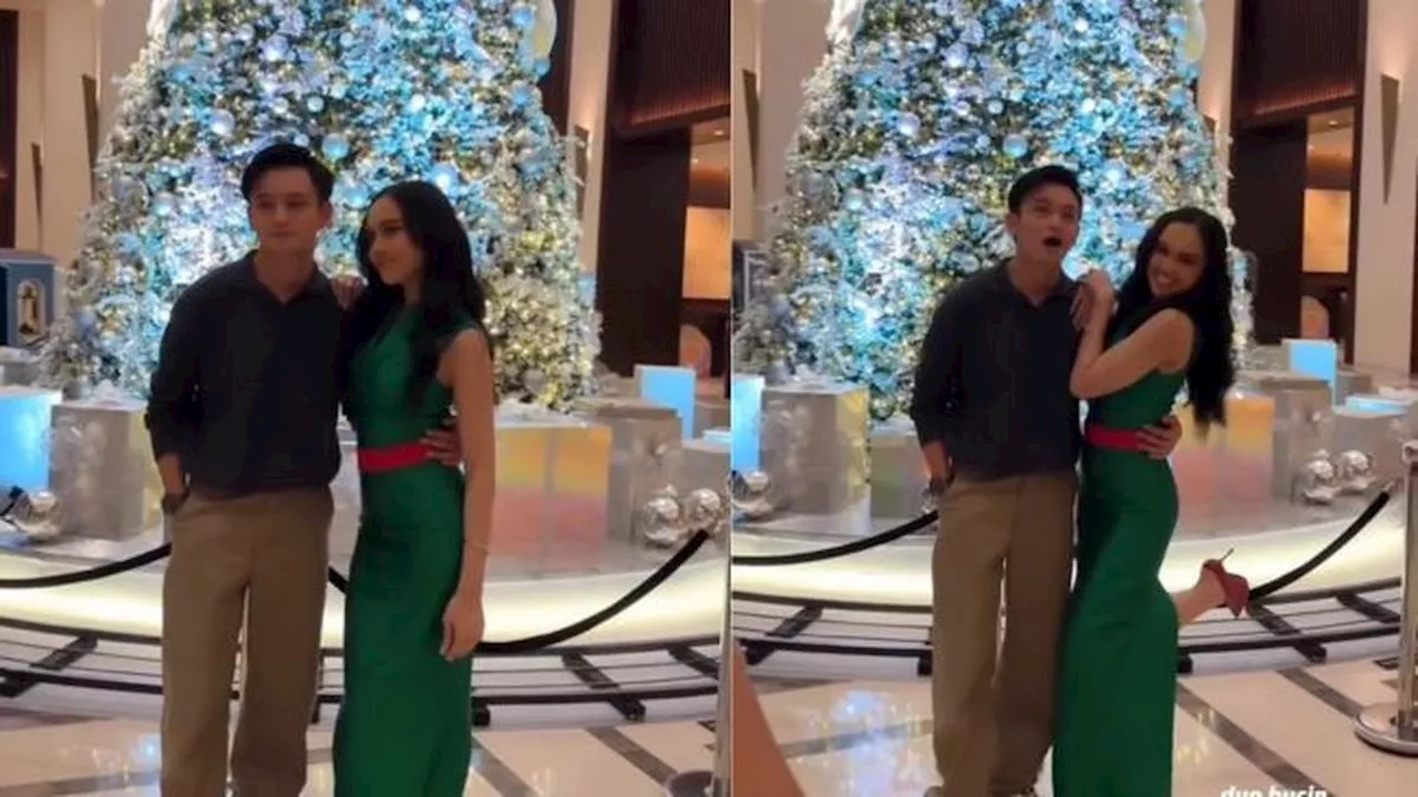 7 Potret Lyodra dan Randy Martin Perdana Rayakan Natal Bersama, Romantis Abis