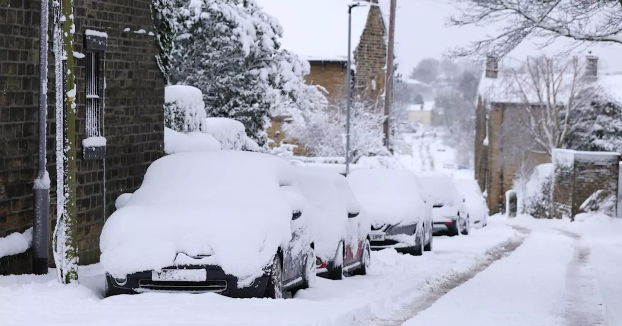 Met Office yellow weather warning as five areas 'to be hit by snow'