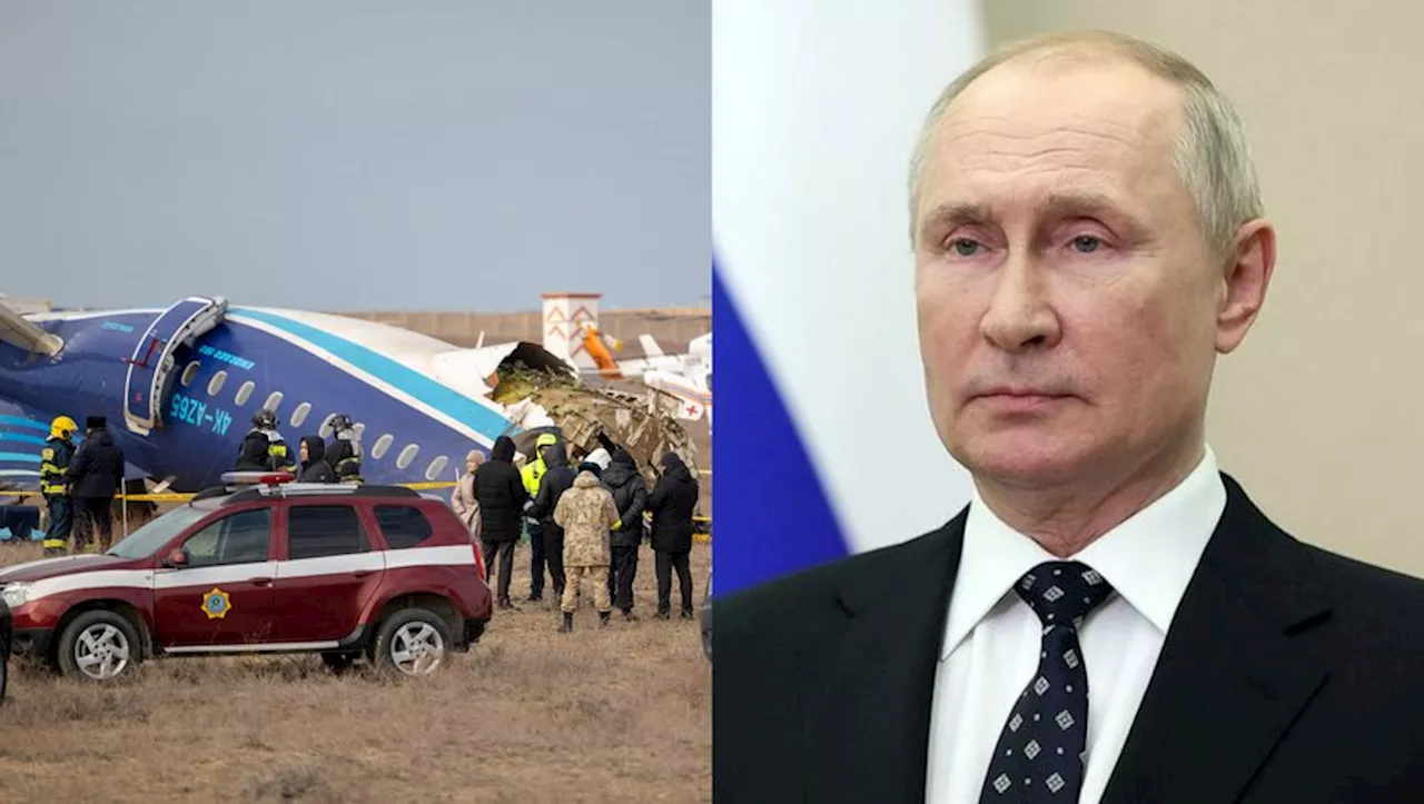 Poutine Admet L'Intervention de la Défense Aérienne Russe lors de l'Écrasement d'un Avion Azerbaïdjanais