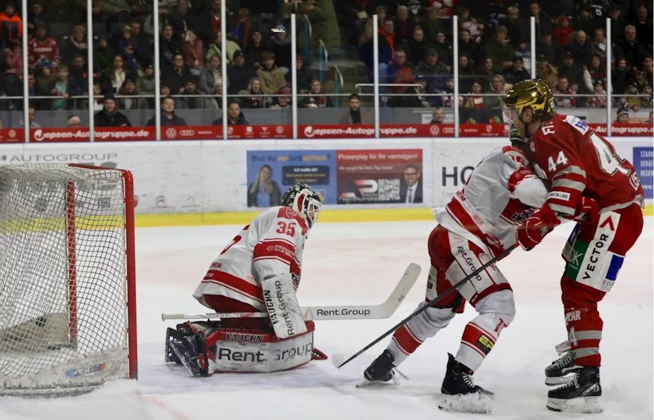 Eisbären Regensburg verlieren Heimspiel nach Aufholjagd