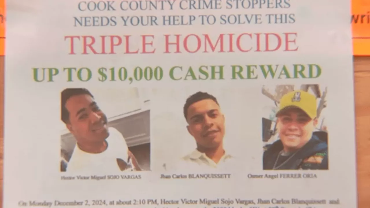 Cook County Crime Stoppers hopes to drum up leads in unsolved Chicago Lawn triple homicide