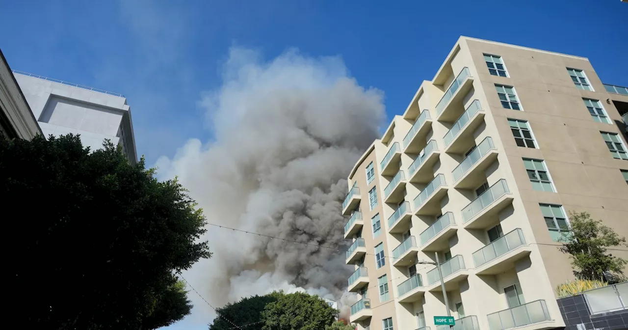 Historic Morrison Hotel Building Damaged in Fire